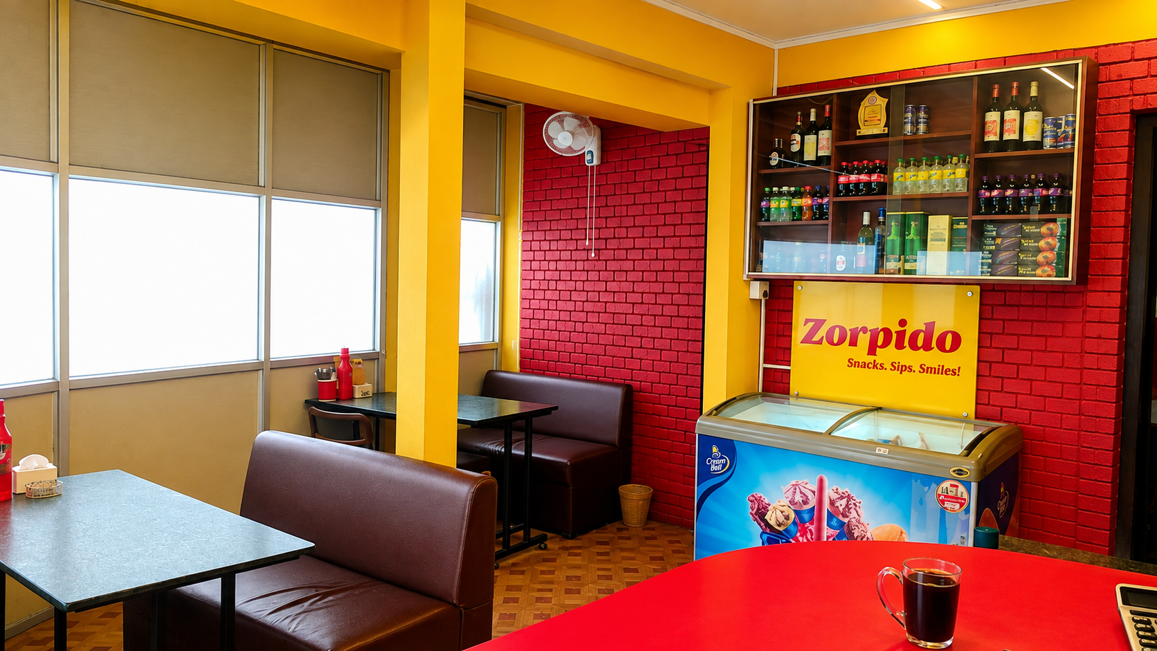 Guests at Zorpido Cafe